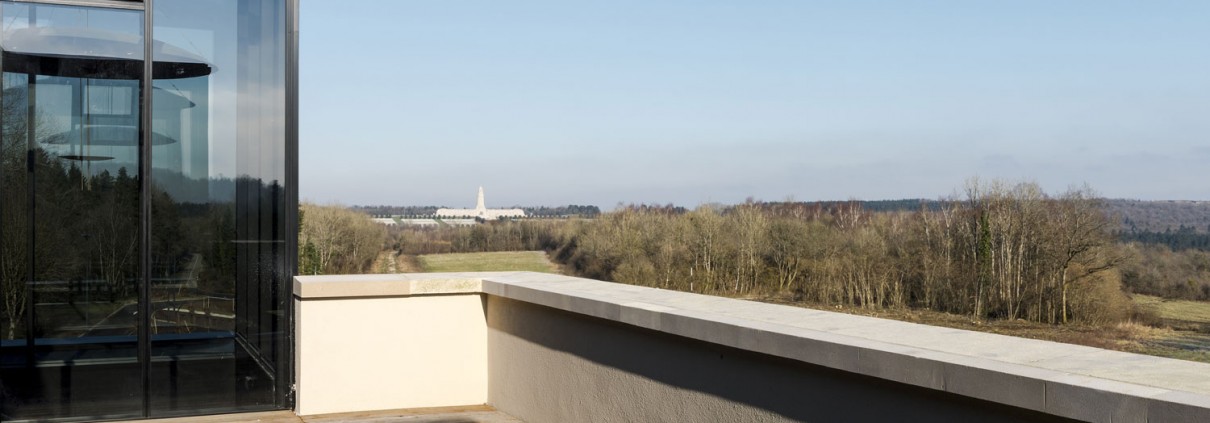View of the top floor of the Mémorial de Verdun. Photo: Pierre Antoine