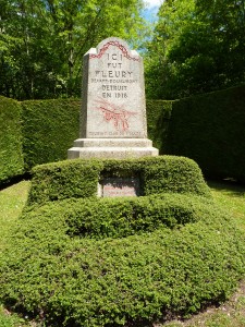 Monument à la mémoire du village détruit Fleury-devant-Douaumont, 2012. Droits réservés.
