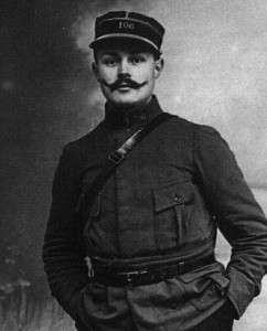 Maurice Genevoix en uniforme. Coll. Mémorial de Verdun