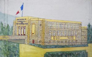 Tableau de Maurice Hugon, Le Haillan, 10 mars 1967. Collection Mémorial de Verdun