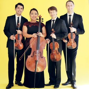 Le quatuor à cordes Calidore (États-Unis). Photo : Sophie Zhai