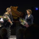Françoise Masset et Anne Le Bozec, lors du concert Verdun, feuillets de guerre, donné pour la réouverture du Mémorial le 21 février 2016 © Jean-Marie Mangeot