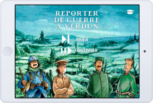 Application numérique Reporter de guerre à Verdun