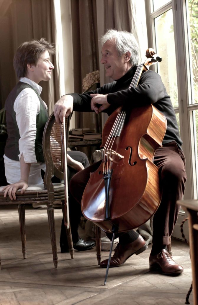 Anne Le Bozec (piano) et Alain Meunier (violoncelle) © David Santini