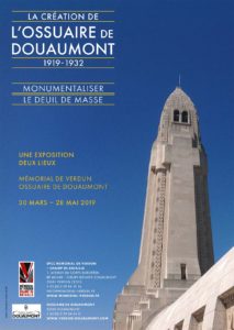 Affiche exposition-dossier La création de l'Ossuaire de Douaumont (1919-1932) Monumentaliser le deuil de masse