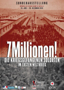 Affiche exposition temporaire 7 millions ! Les soldats prisonniers dans la Grande Guerre DE (26 juin - 15 décembre)