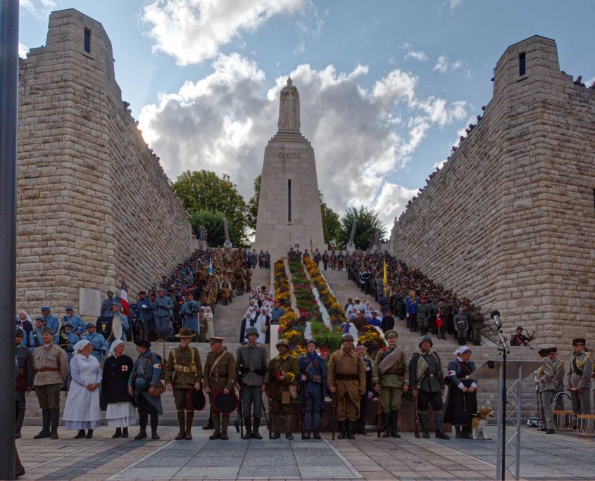 Reconstitution historique 2018 - défilé centre-ville - © Mémorial de Verdun / Agora