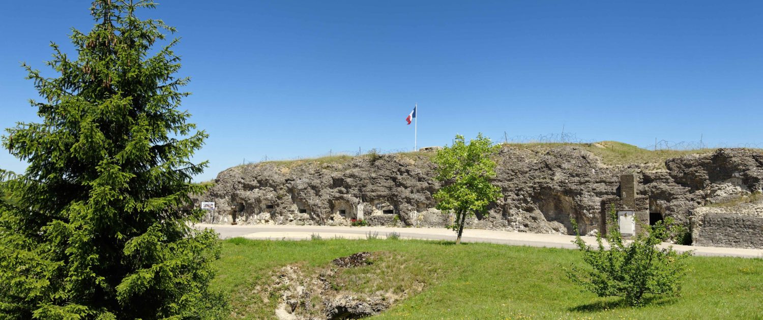 Photo contemporaine du fort de Vaux © Mémorial de Verdun