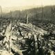 Le bois des Caures en 1917-1918. Photographie allemande. © Mémorial de Verdun