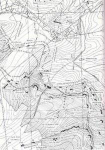 L’attaque allemande du 21 février 1916. Source : Verdun 1916, actes du colloque international sur la bataille de Verdun, 6-7-8 juin 1975, Verdun 1976.