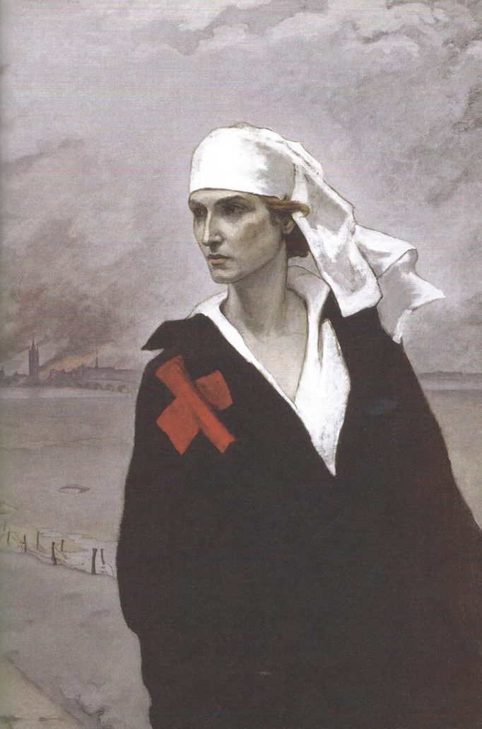 La « France croisée », 1915, peint par Romaine Brooks. © Art Museum Washington / DR