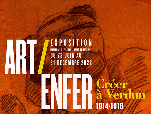 Visuel exposition Art/Enfer - Créer à Verdun 1914-1918