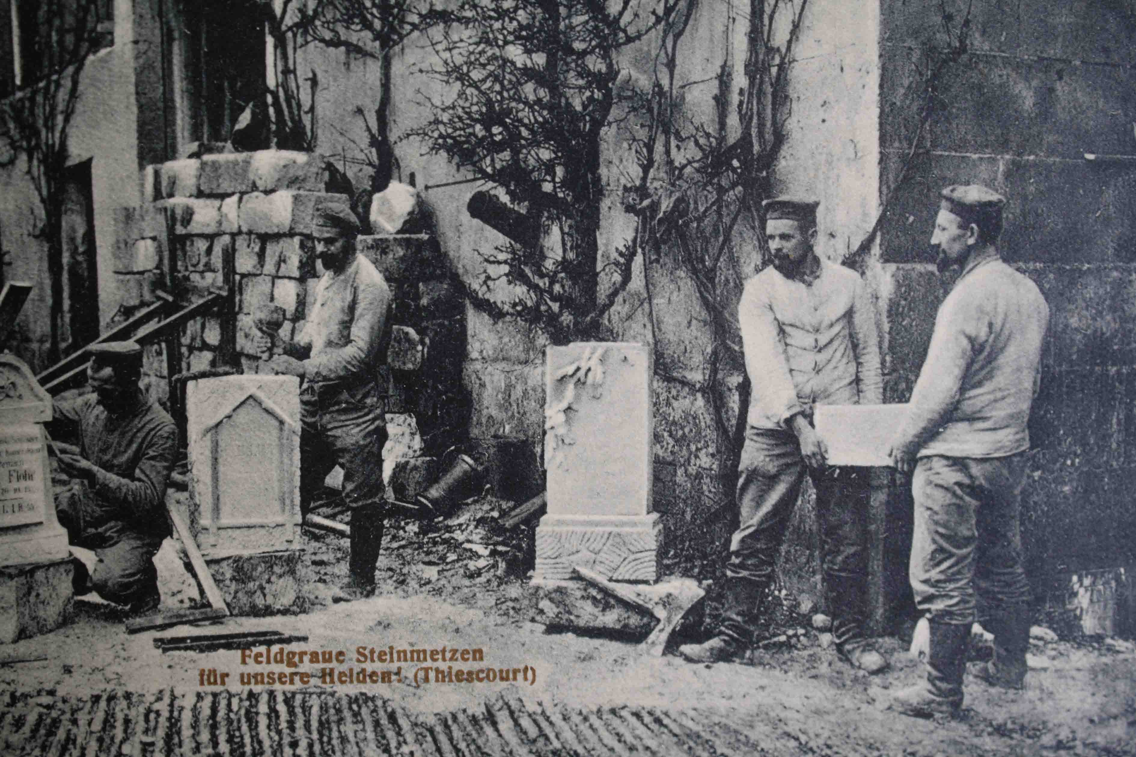 Les soldats sculpteurs allemands à l’œuvre dans le secteur de Verdun pendant la Première Guerre mondiale