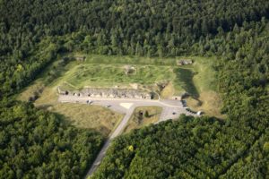 Fort de Vaux, vue aérienne © Mémorial de Verdun / Jean-Luc Kaluzko