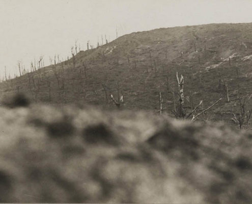 Les Eparges. 2 Février 1916. Le point X sur la crête. © coll. La contemporaine_203_154
