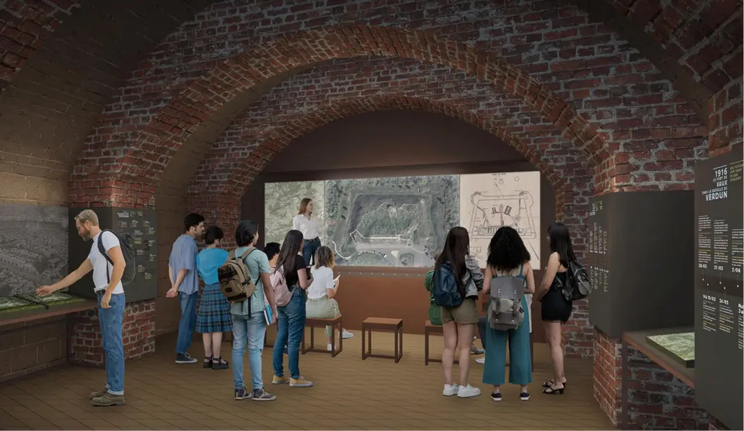 Prévisualisation du Fort de Vaux © La Fabrique Créative