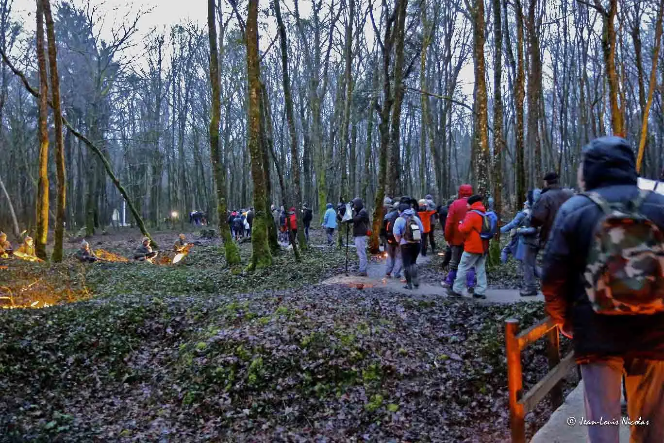 Bois des Caures, évocation historique 2016. © Jean-Louis Nicolas