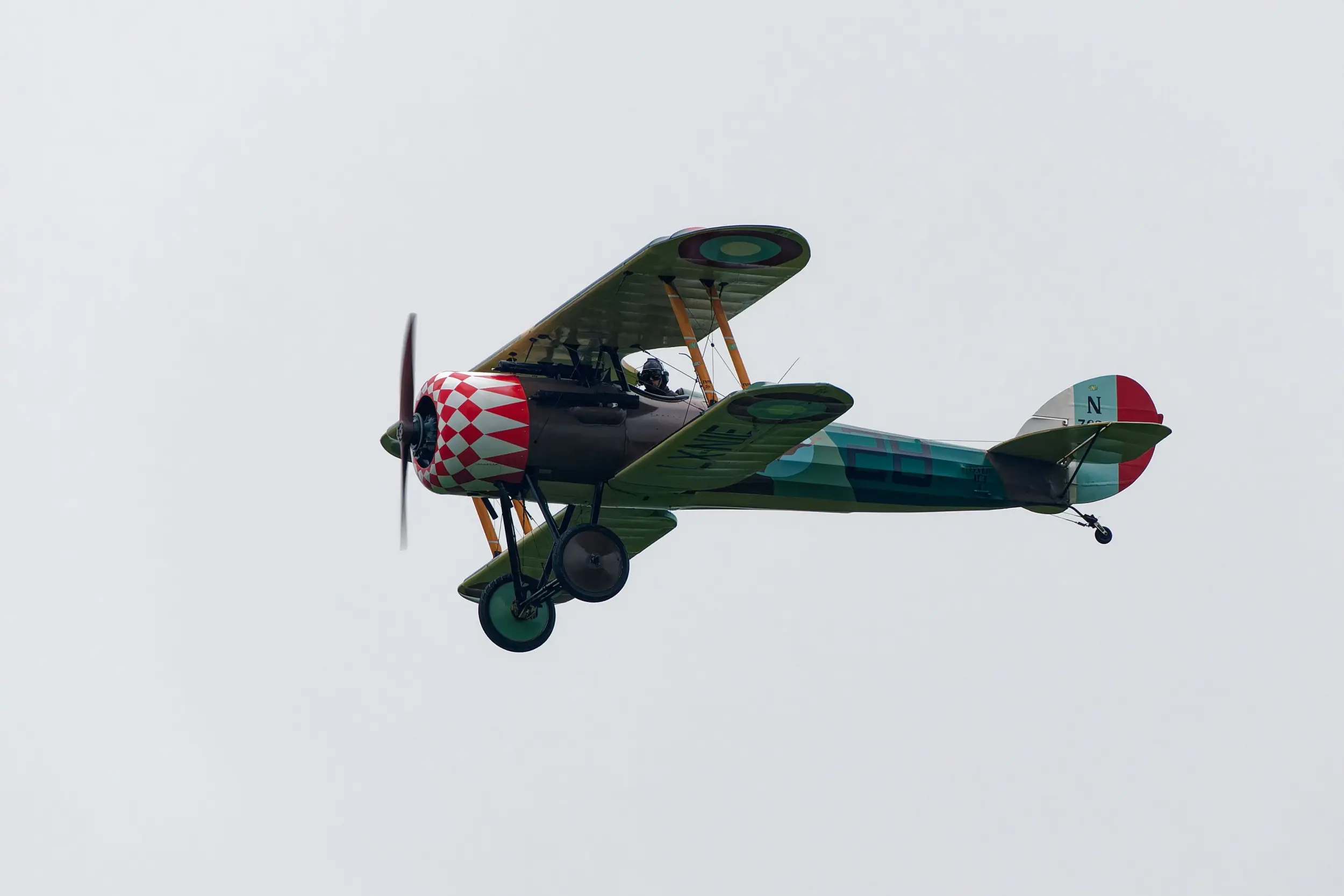 Nieuport 28, week-end aviation 2024 © Mémorial de Verdun / Jean-Luc Kaluzko