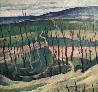 Adolf Erbslöh. Höhe 304, Granatwäldchen. 1916.