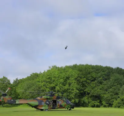 Hélicoptères du 3e Régiment d'Hélicoptères de Combat d’Etain, week-end aviation 2024 © Mémorial de Verdun / Emil Gersch