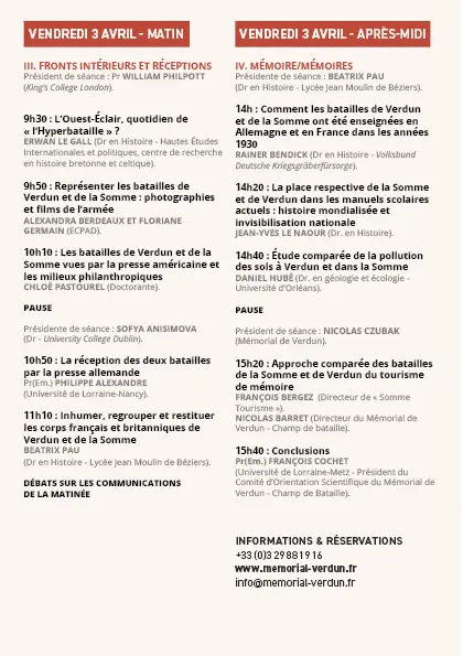 Programme colloque - 2 et 3 avril 2026