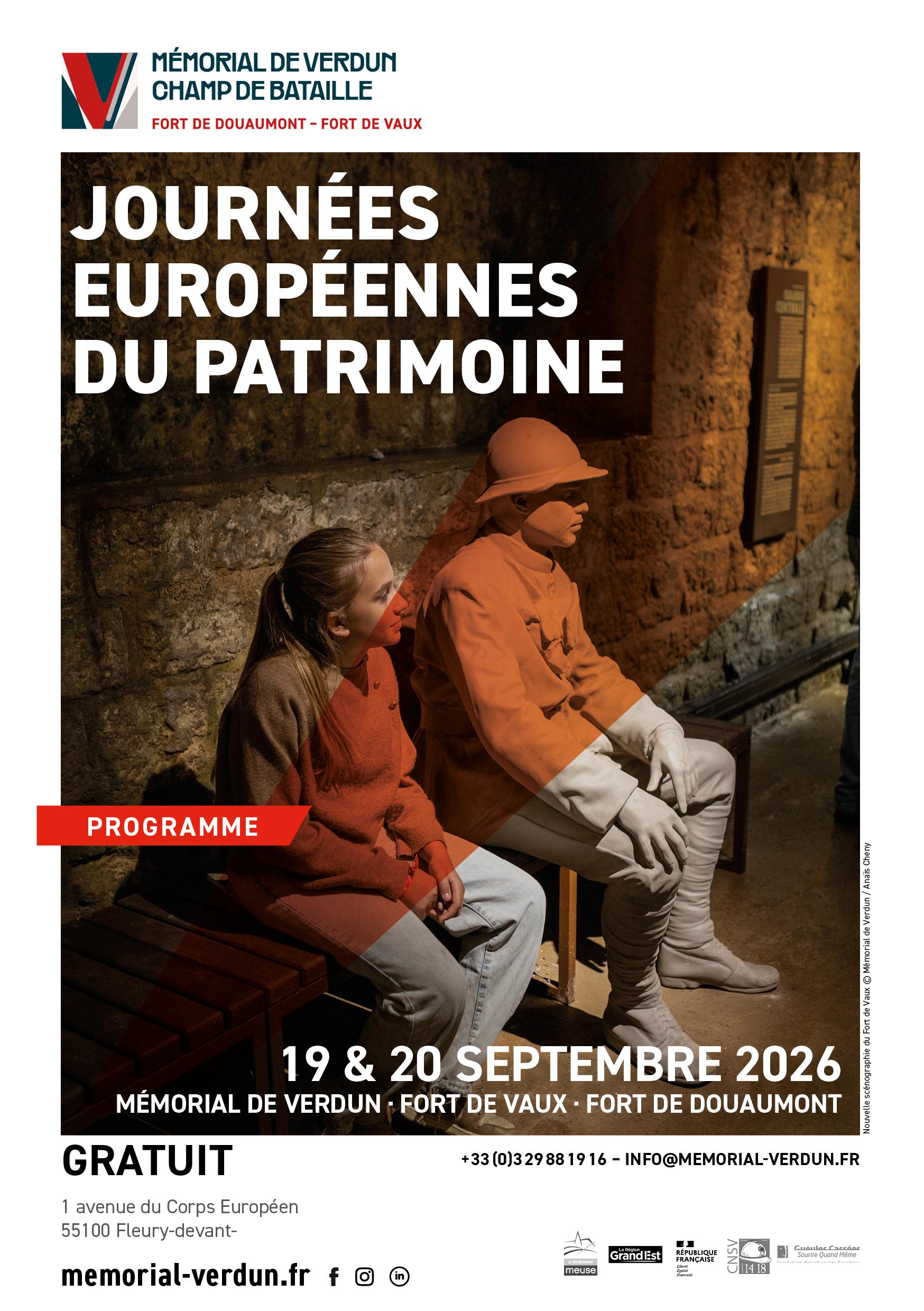 Programme des Journées européennes du patrimoine 2026
