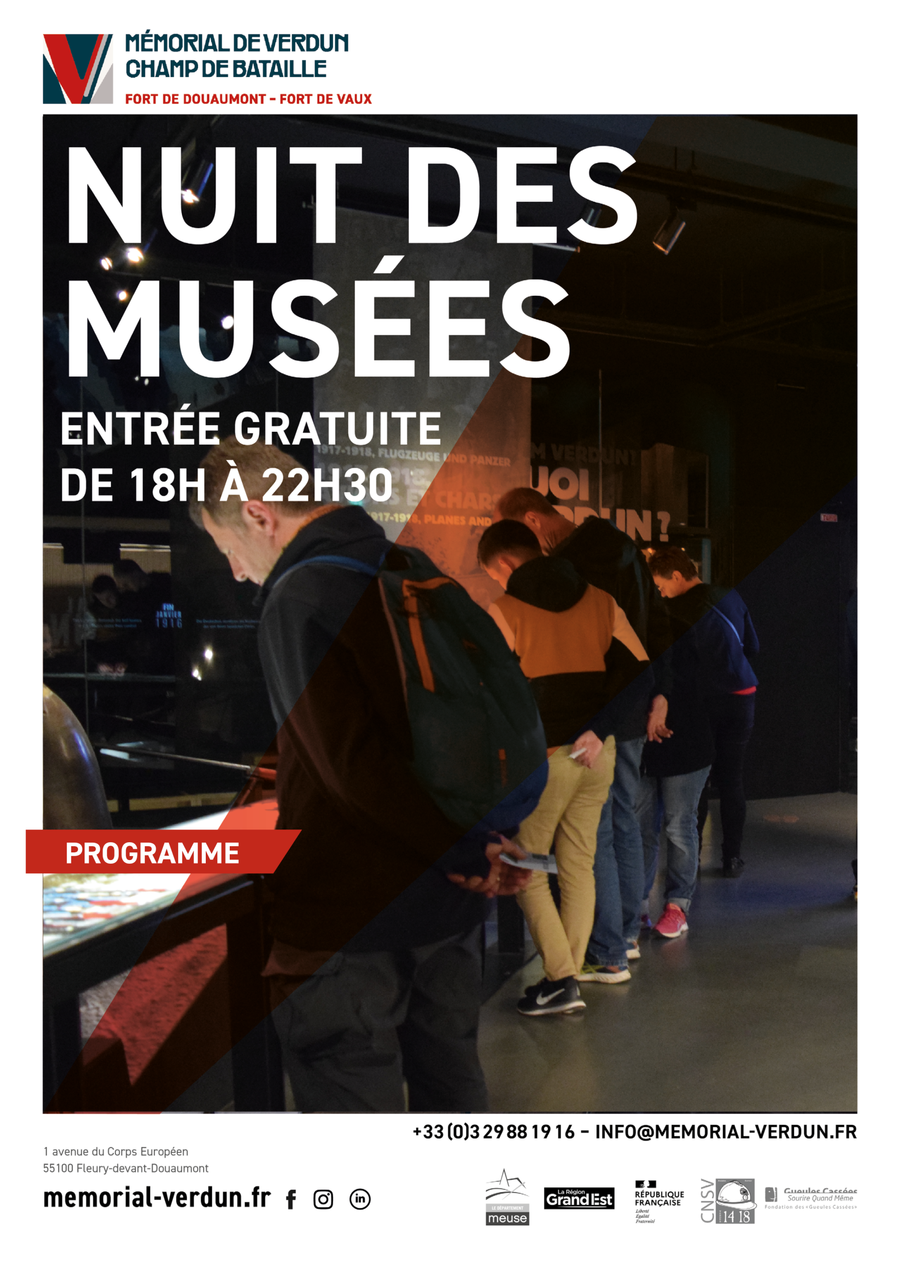 Programme Nuit des musées 2026