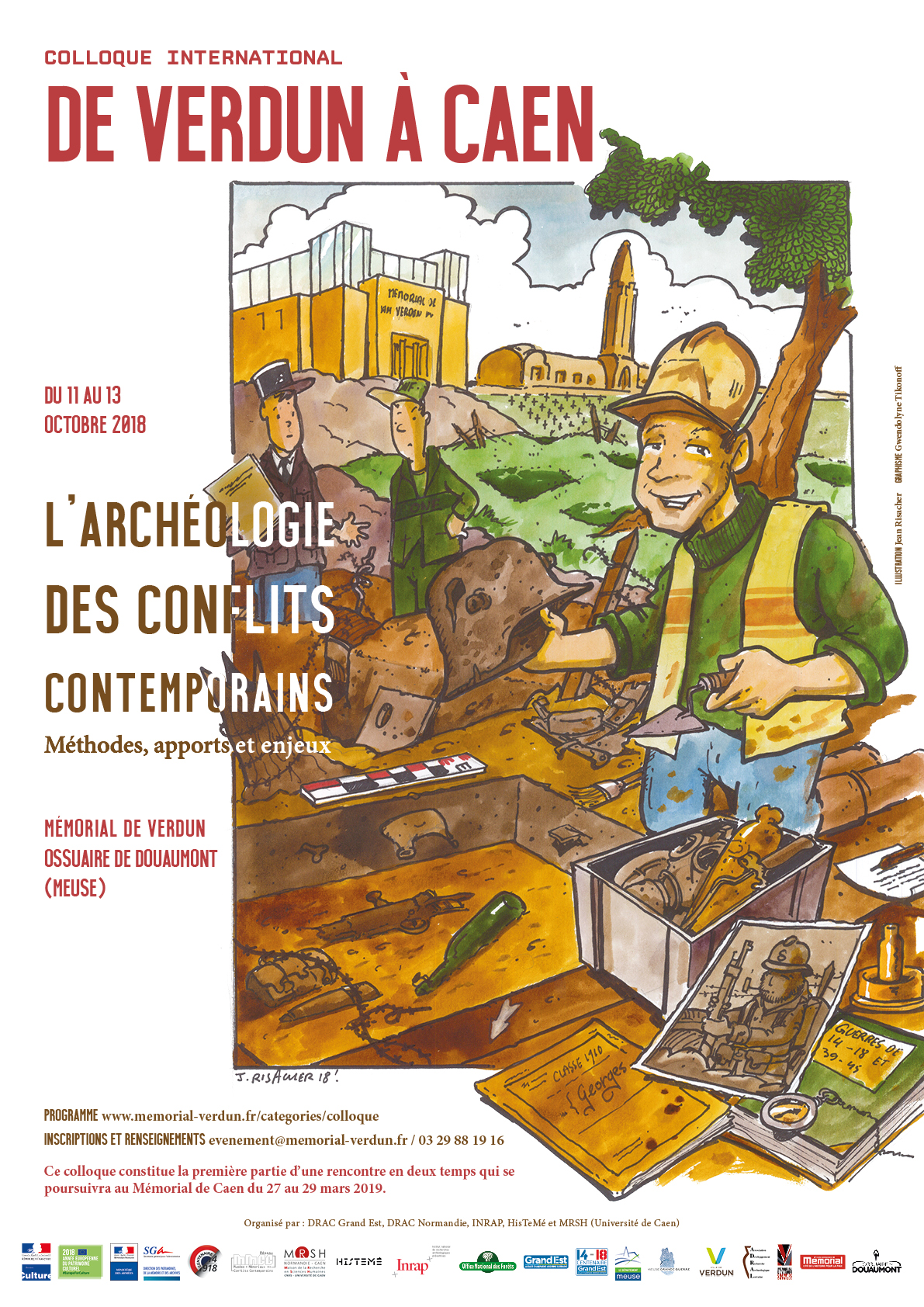 De Verdun à Caen, l’archéologie des conflits contemporains : méthodes, apports et enjeux
