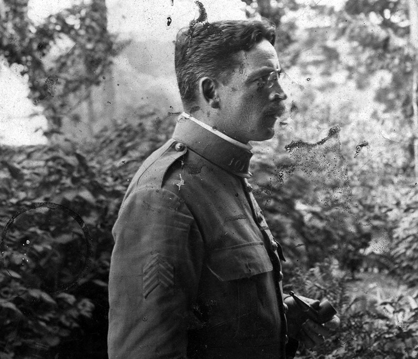 Charles Delvert, Hochschullehrer, Frontsoldat, Augenzeuge des Ersten Weltkriegs