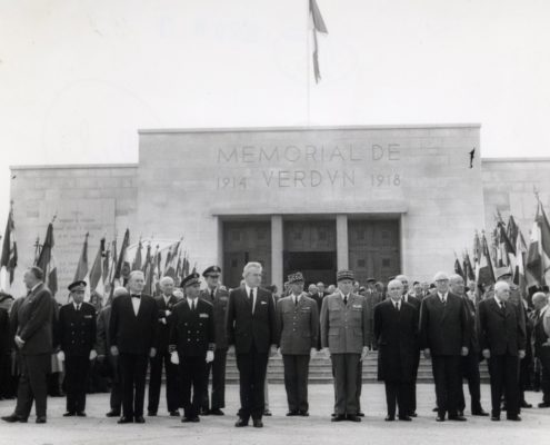 Inauguration du Mémorial de Verdun, le 17 septembre 1967. © Mémorial de Verdun
