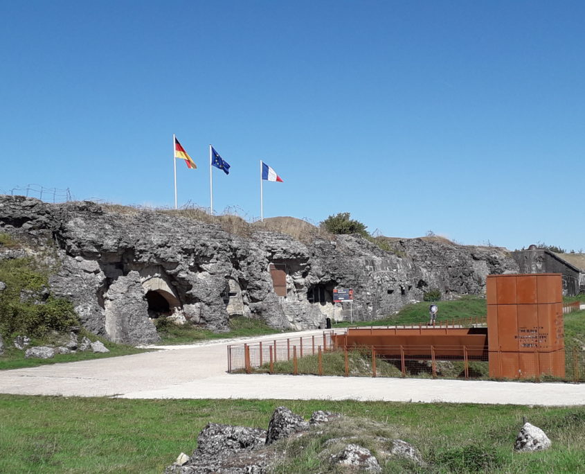 Photo contemporaine du fort de Douaumont © Mémorial de Verdun