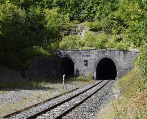 Photo actuelle du tunnel de Tavannes. © Mémorial de Verdun