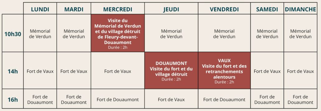 Visites guidées estivales - 2024