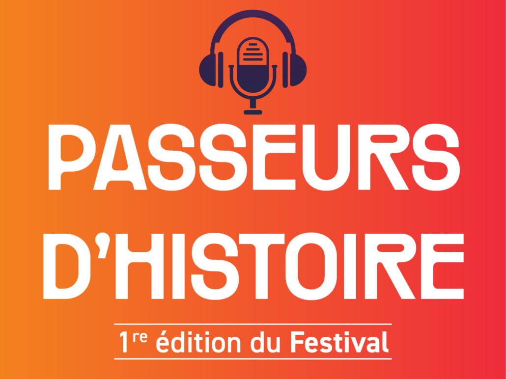 Visuel provisoire du Festival « Passeurs d’histoire ». Affiche à venir